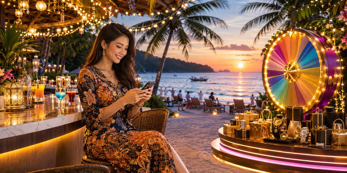 Cabutan bertuah dengan tema batik di Langkawi